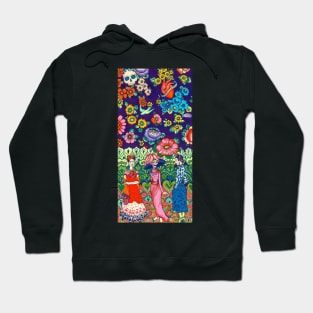 Inspiring Frida Kahlo Flower Hoodie